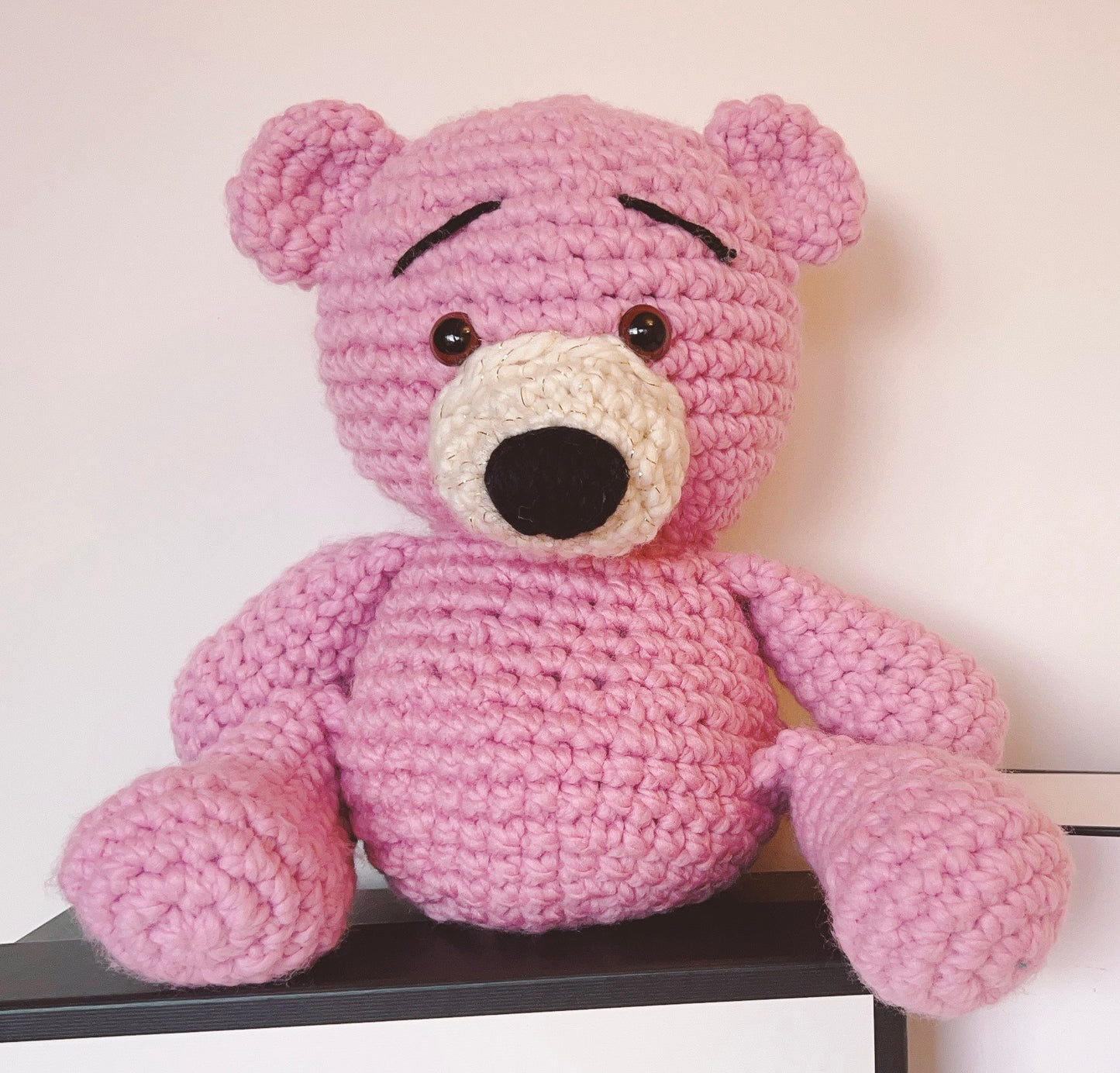 Worry Bear-Handmade Crochet Bear