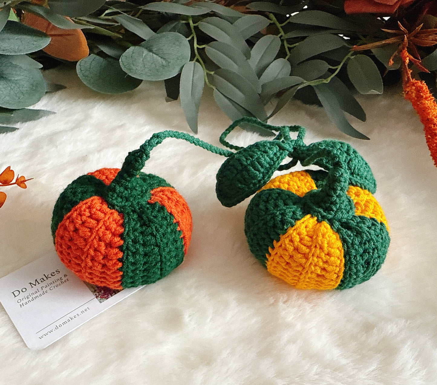Pumpkin Pair à la Mode: Yellow x Dark Orange