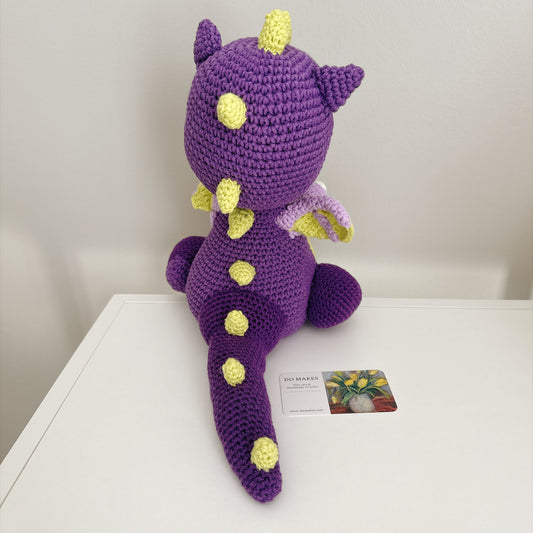 Crochet Purple Dragon