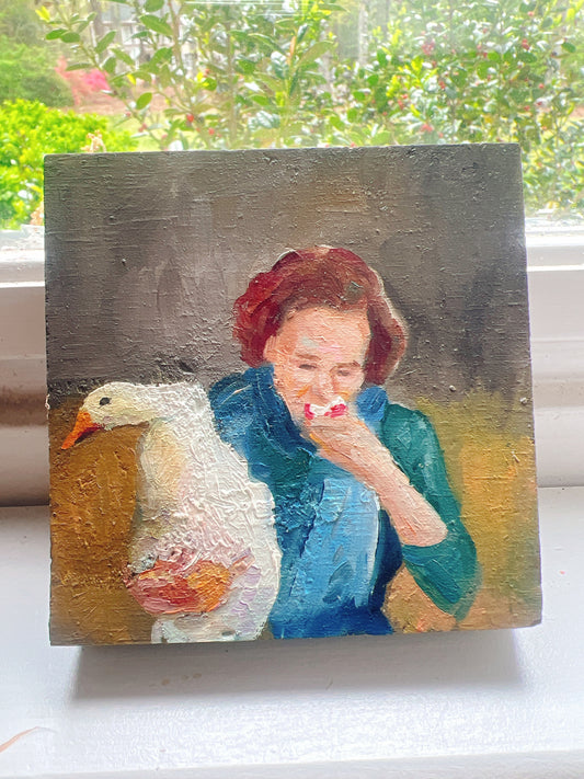 Woman and the Goose
