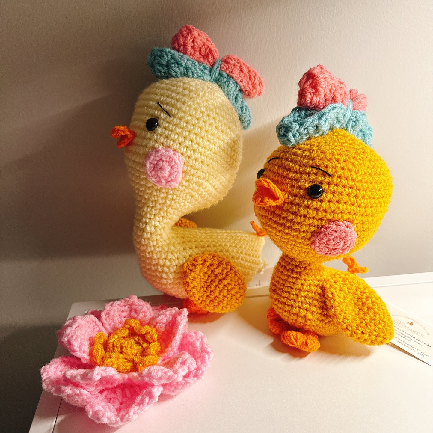 Duck with bow
