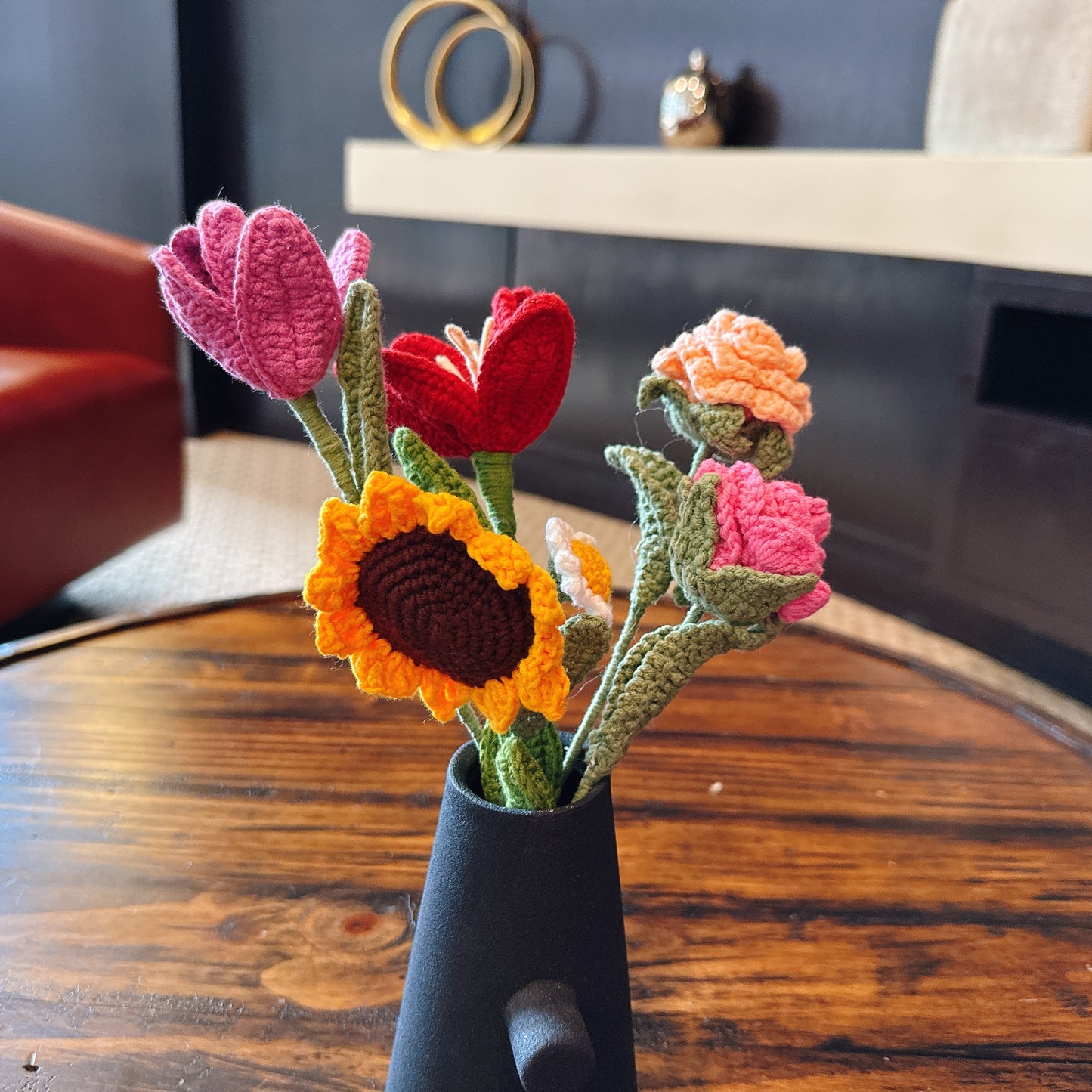 Handmade Crochet Sunflower