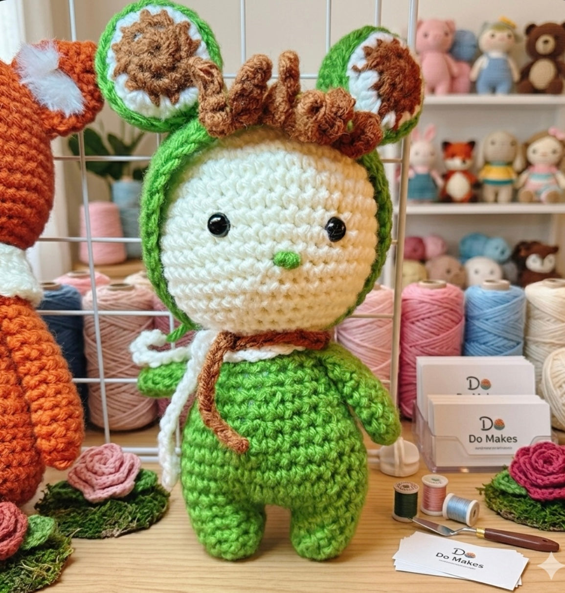 Handmade Crochet Frog