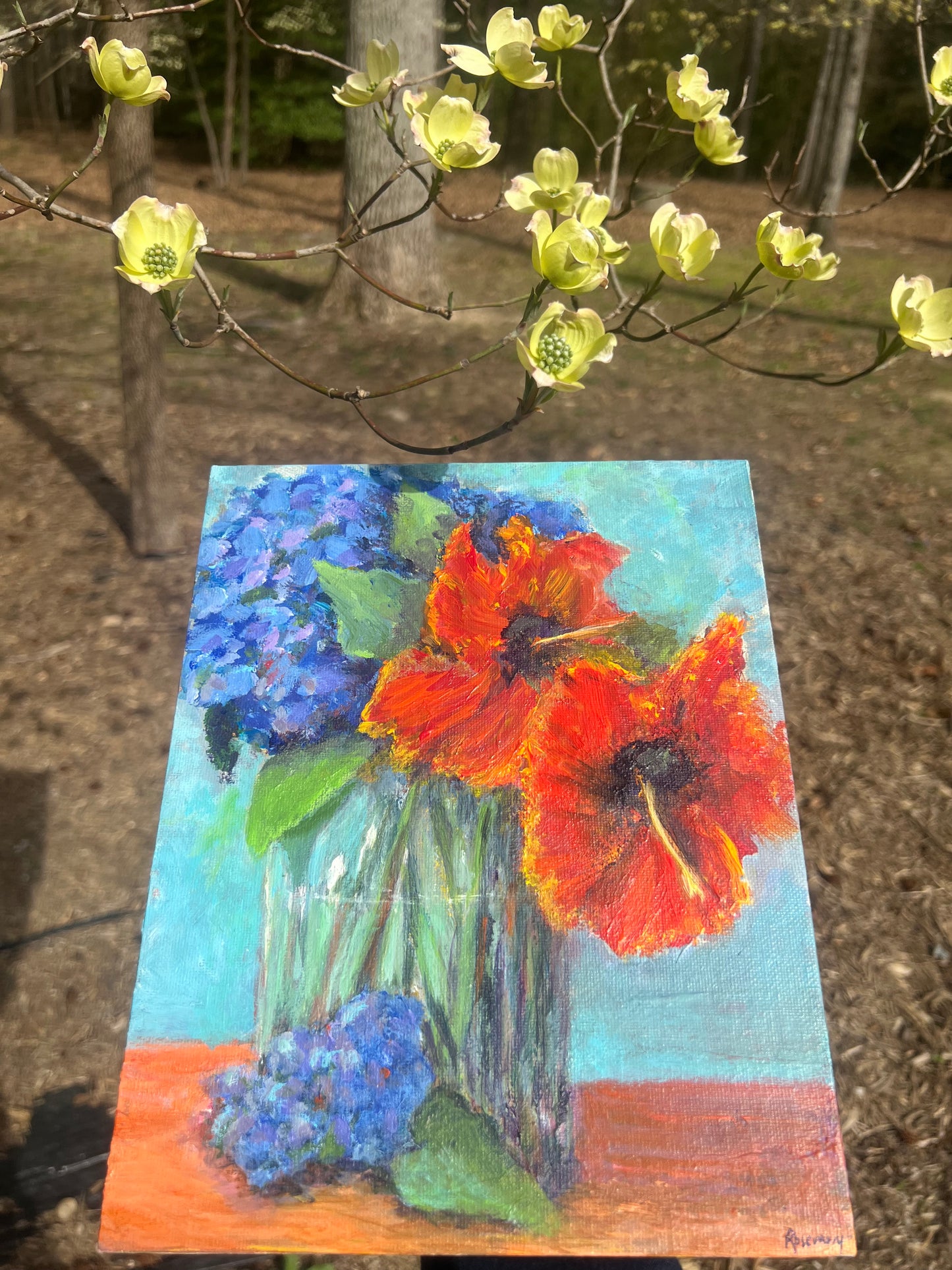 Hydrangea and Hibiscus