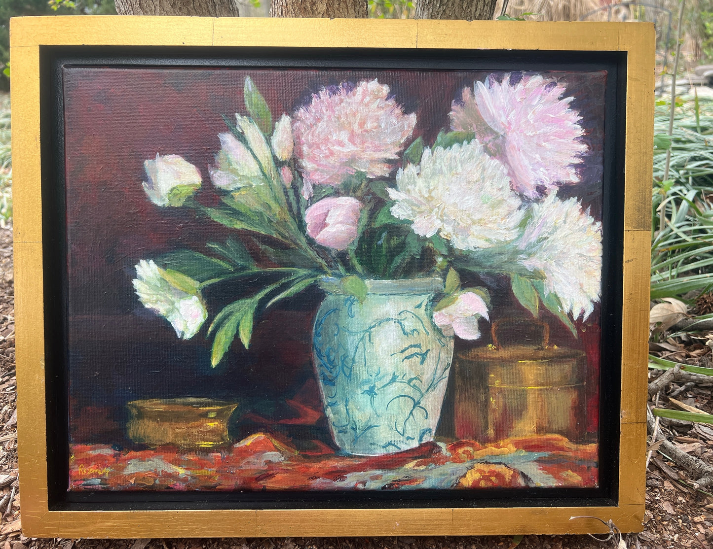 Pink Peonies Still Life