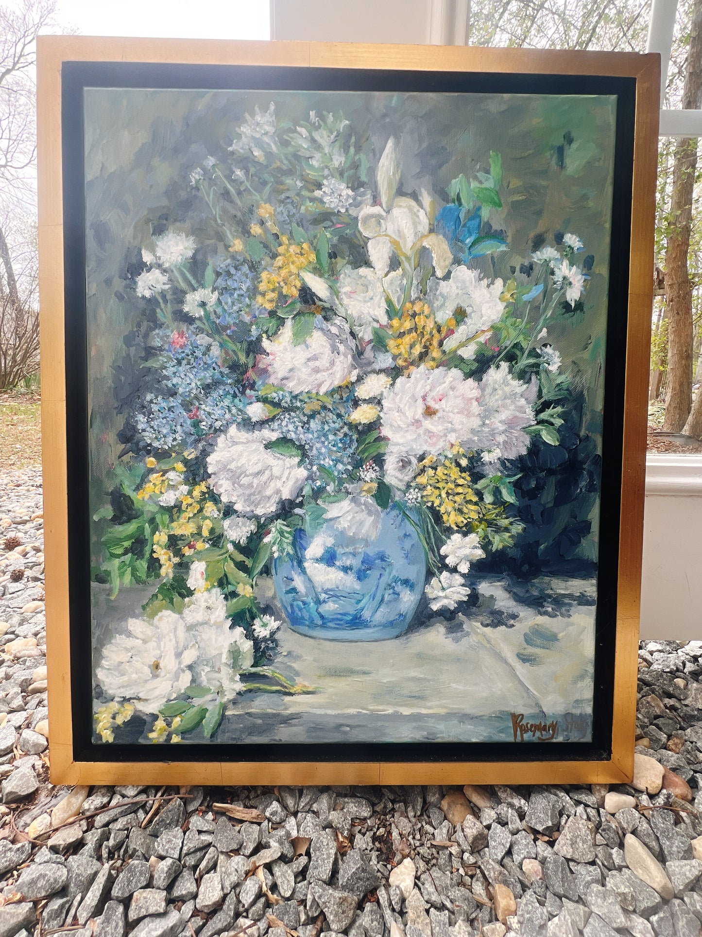 Study of Renoir’s Spring Bouquet