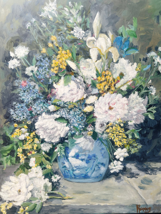 Study of Renoir’s Spring Bouquet