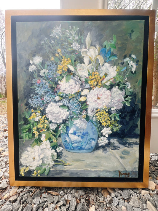 Study of Renoir’s Spring Bouquet