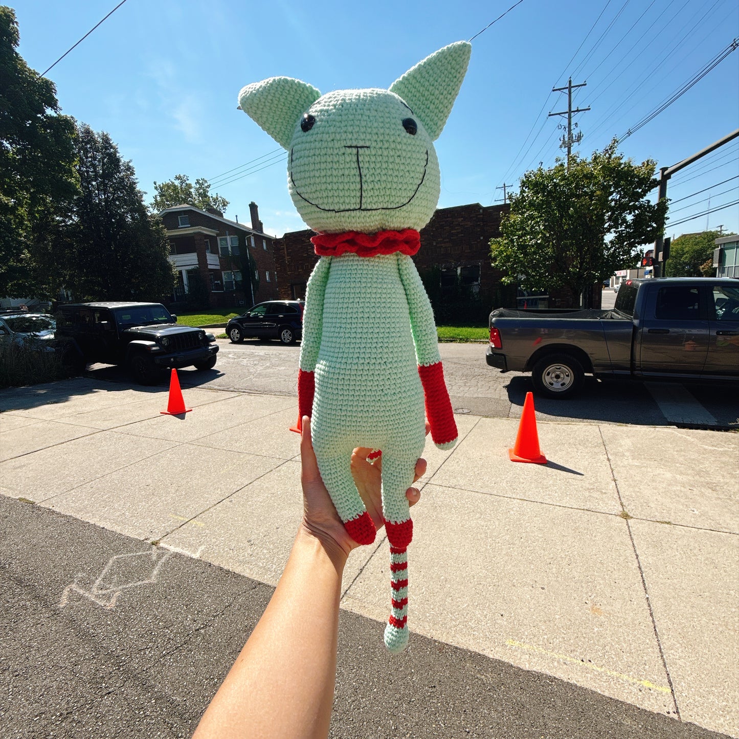 Crochet cat