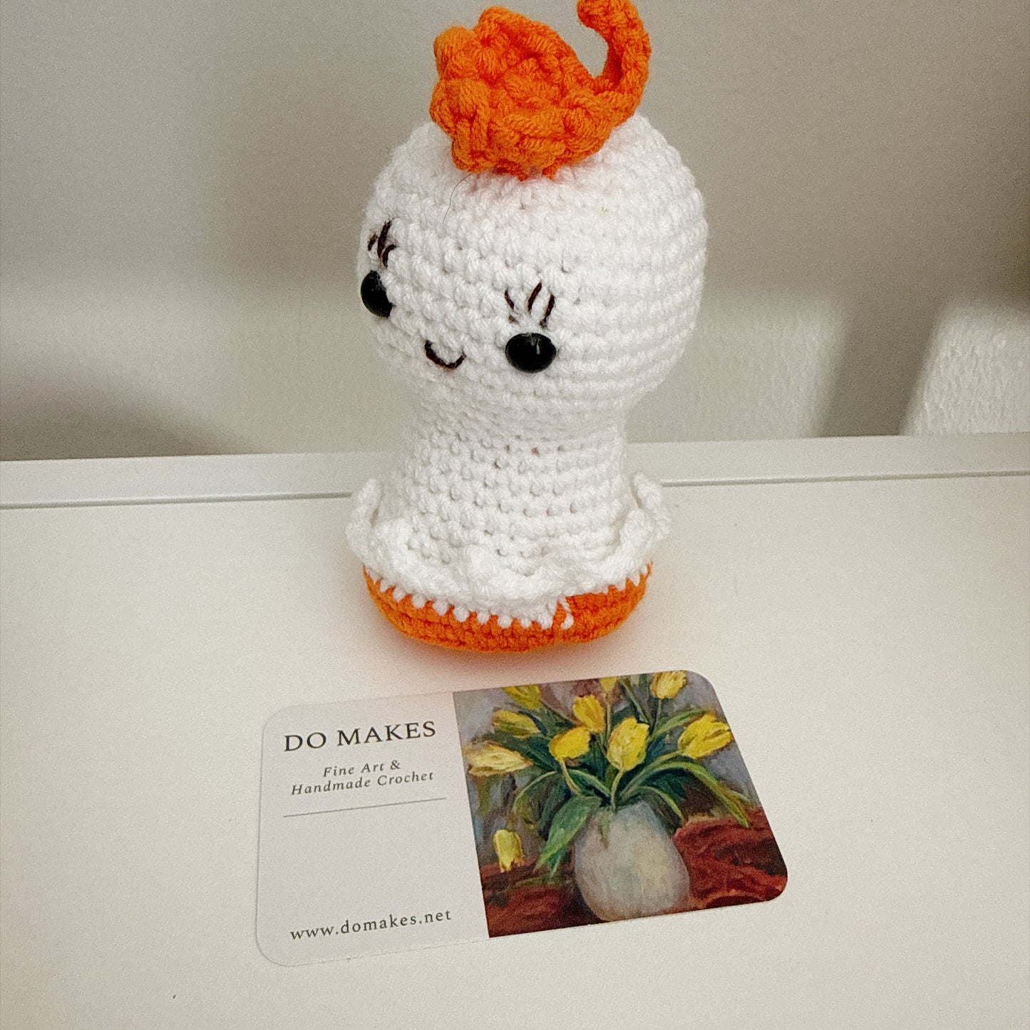 Sweet Orange Bow Ghostie