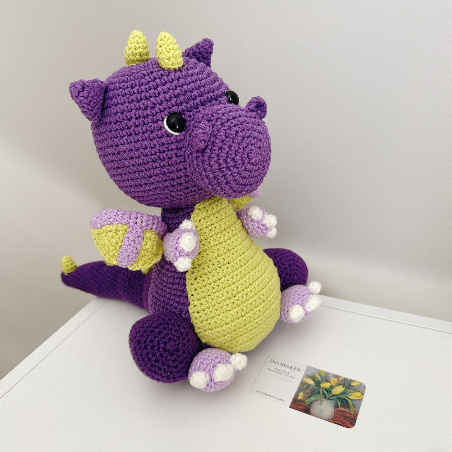 Crochet Purple Dragon