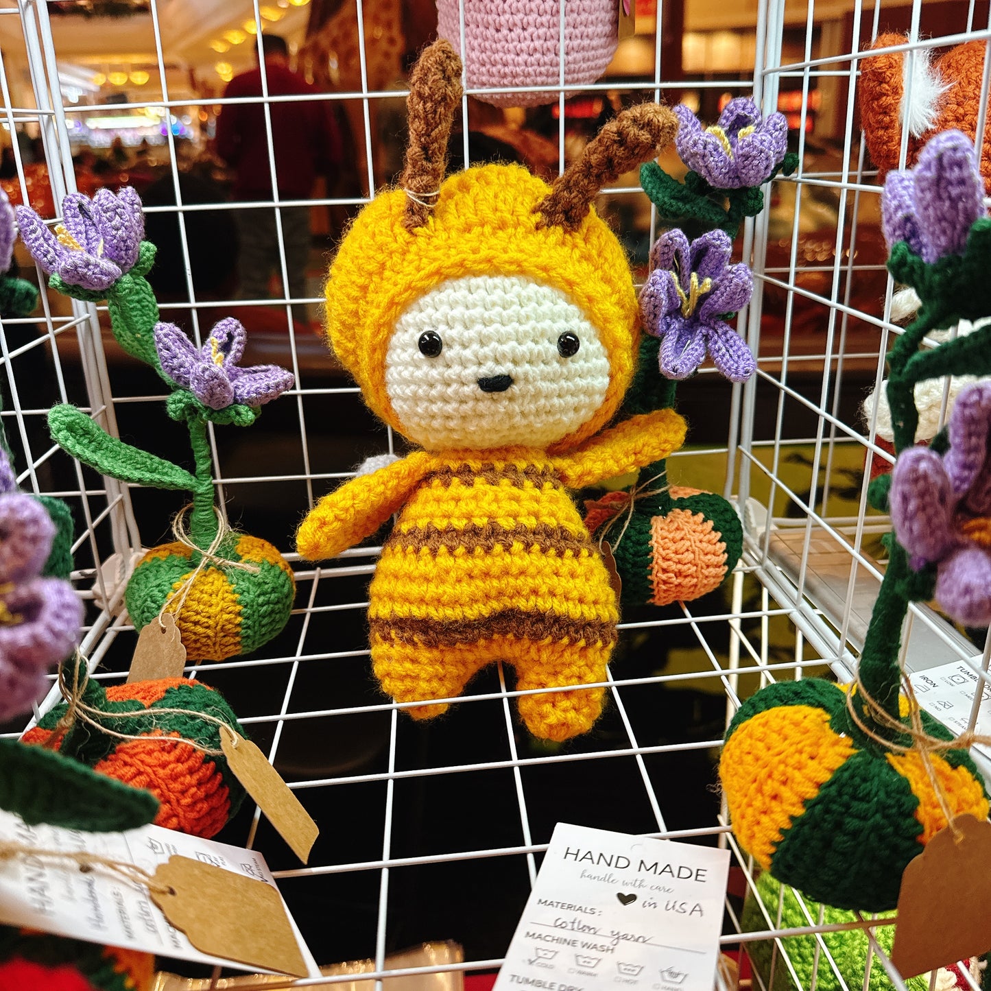 Handmade Crochet Bee