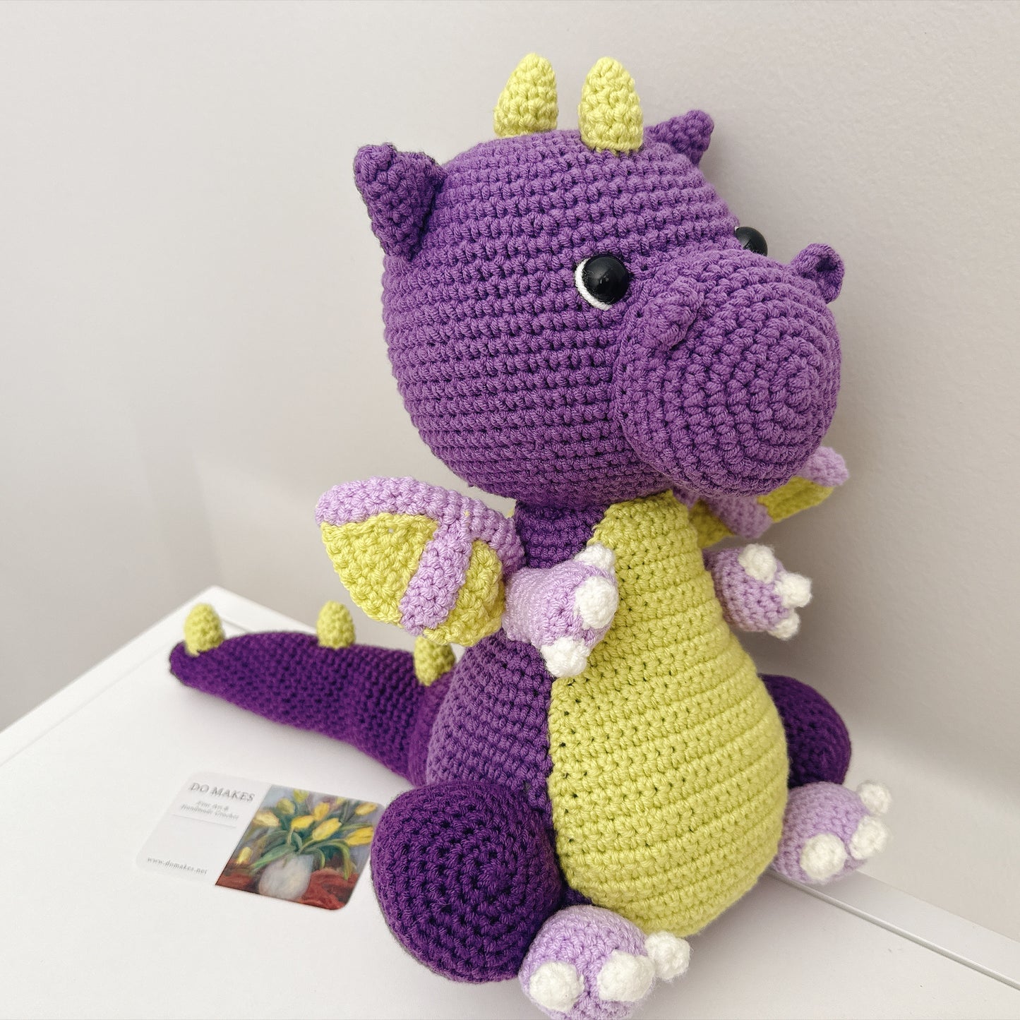 Crochet Purple Dragon
