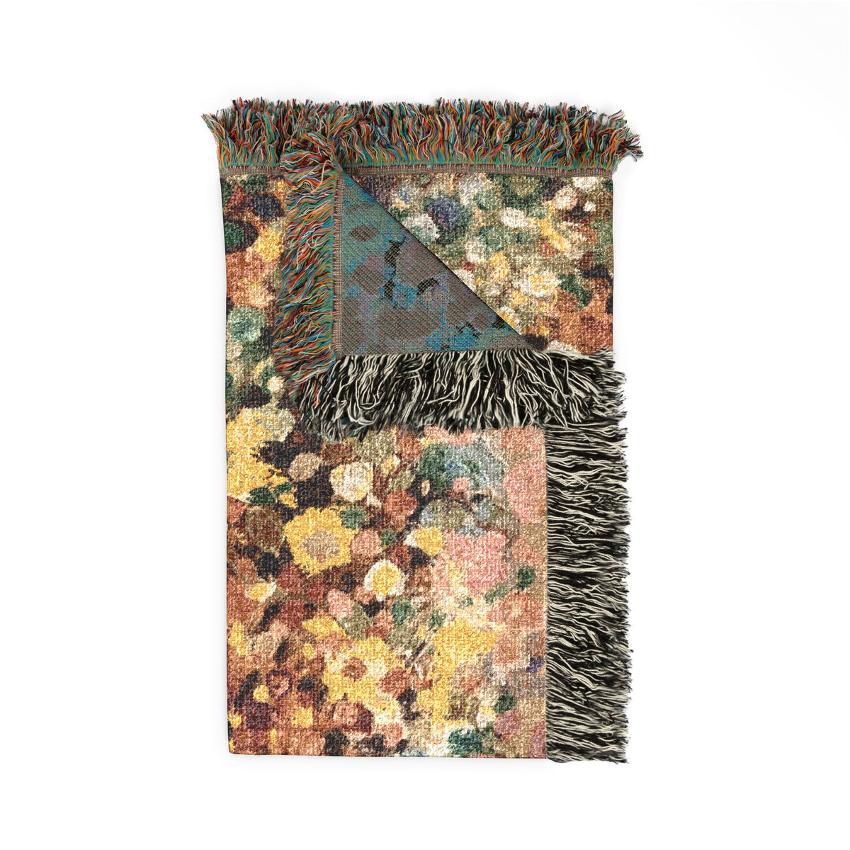 Abstract Mosaic Woven Blanket – Warm Bohemian Home Decor