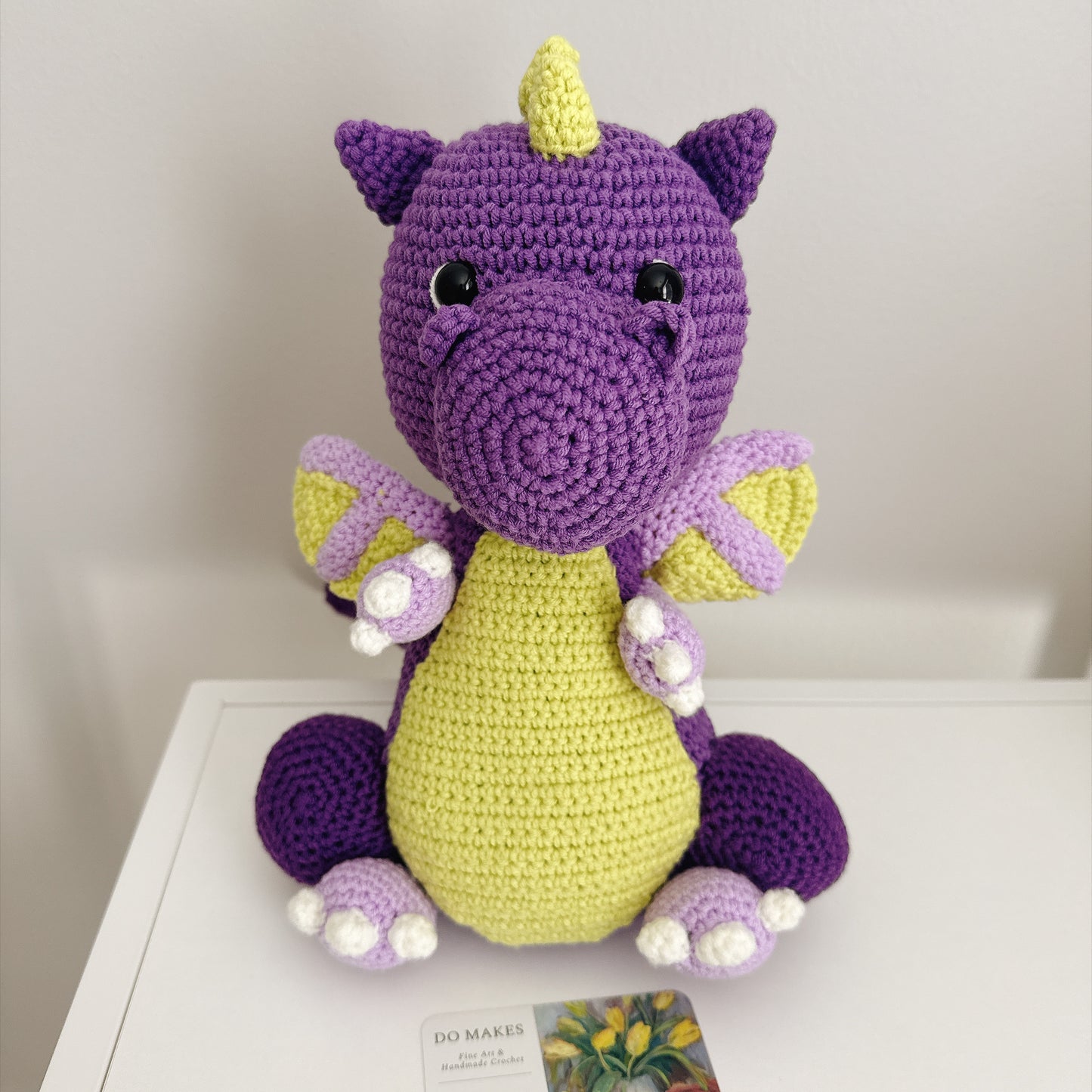 Crochet Purple Dragon