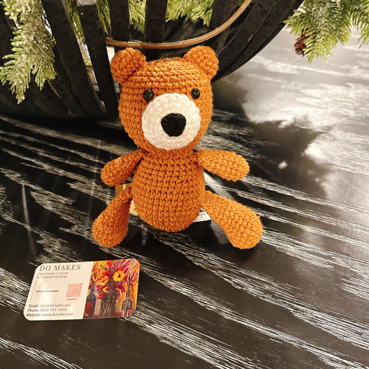 Handmade Crochet Brown Bear