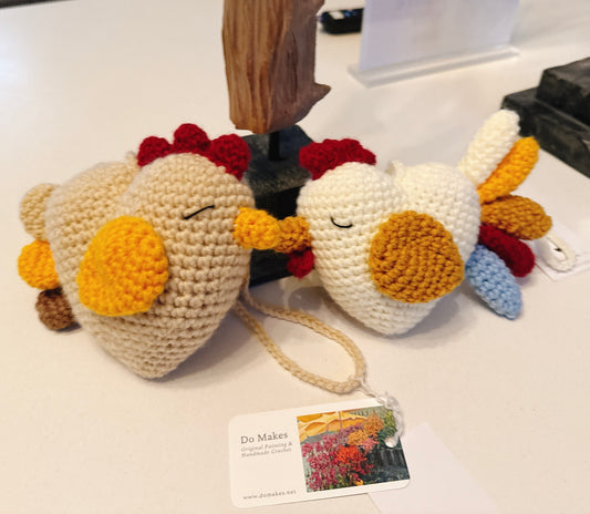 Crochet Chicken Couple
