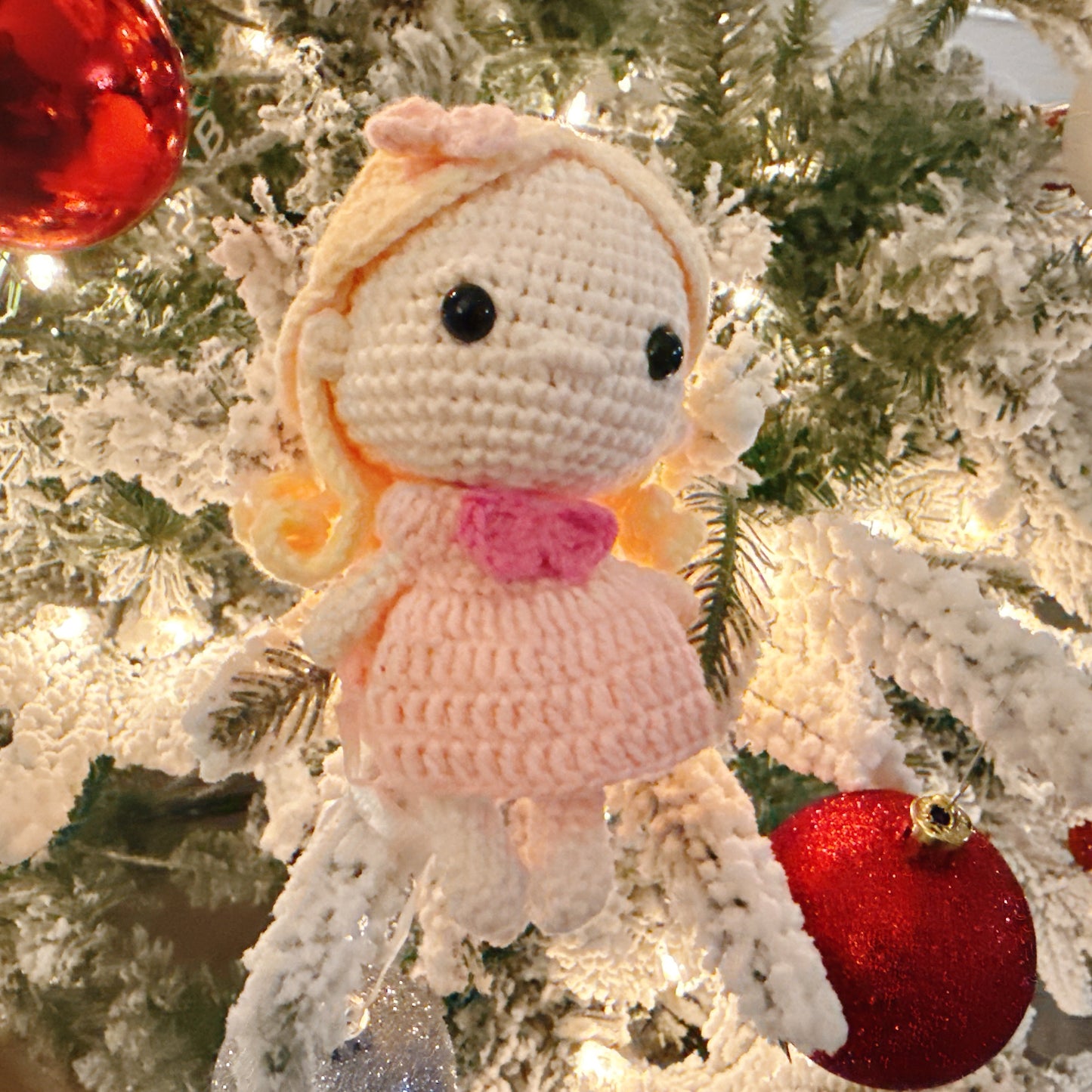 Blonde Hair Doll Amigurumi Crochet
