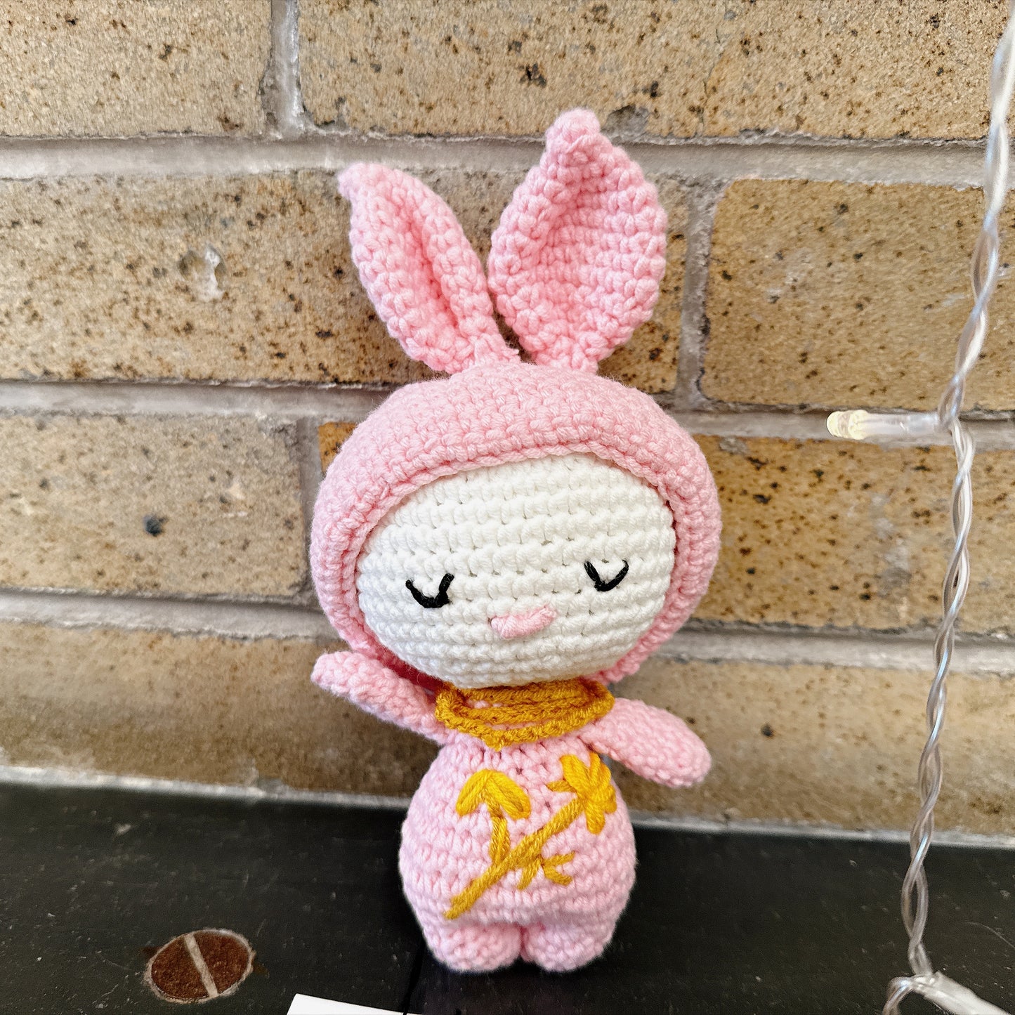 Sleepy Bunny in Pink