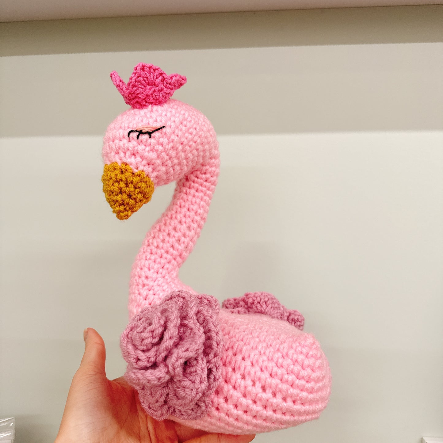 Handmade Crochet Swan
