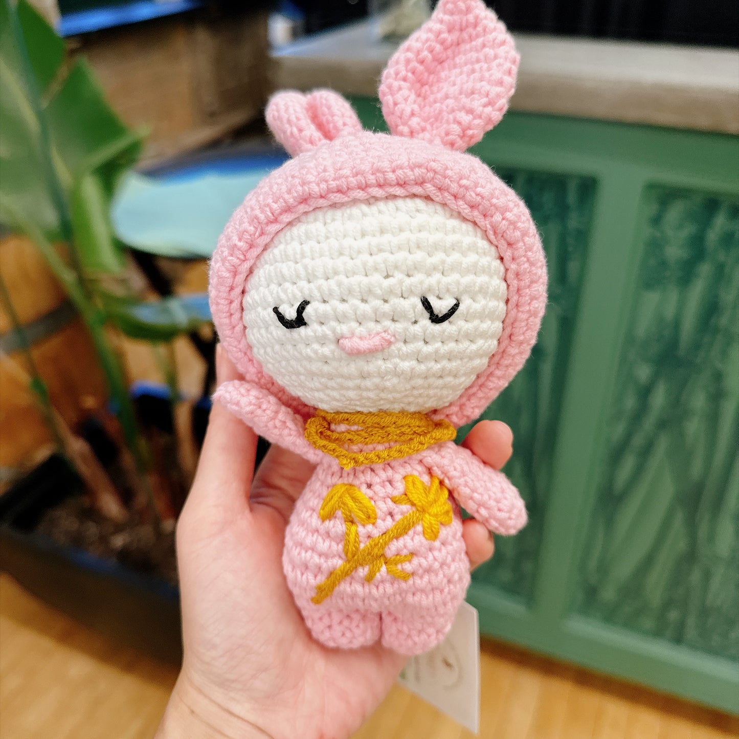 Sleepy Bunny in Pink
