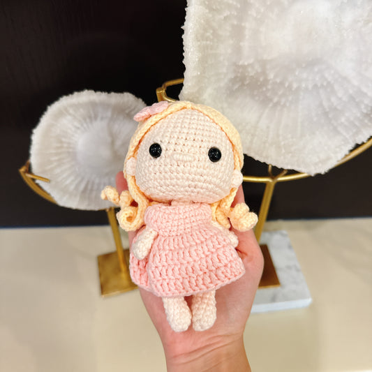 Blonde Hair Doll Amigurumi Crochet