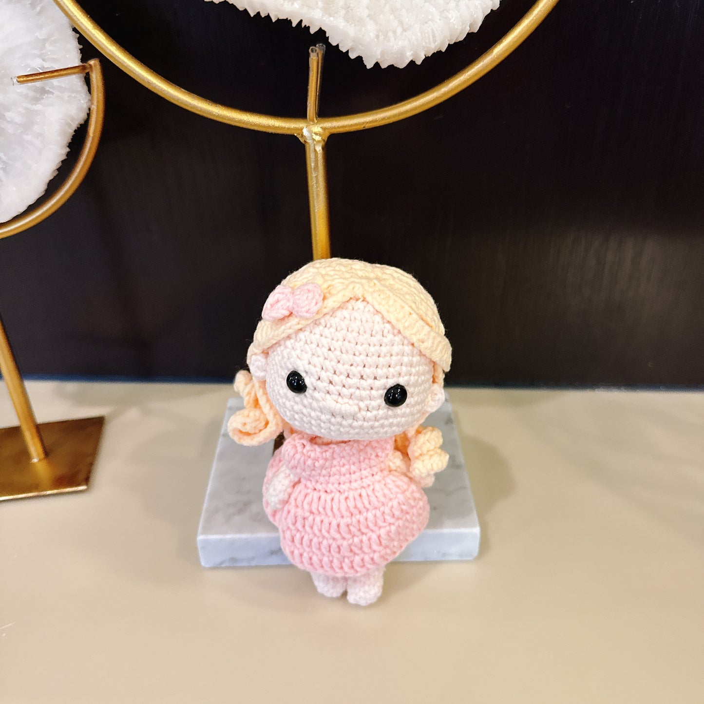 Blonde Hair Doll Amigurumi Crochet