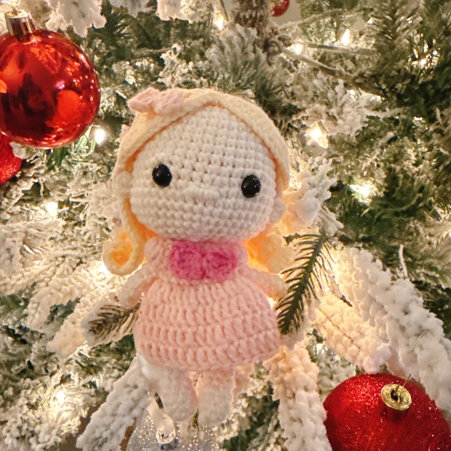 Blonde Hair Doll Amigurumi Crochet