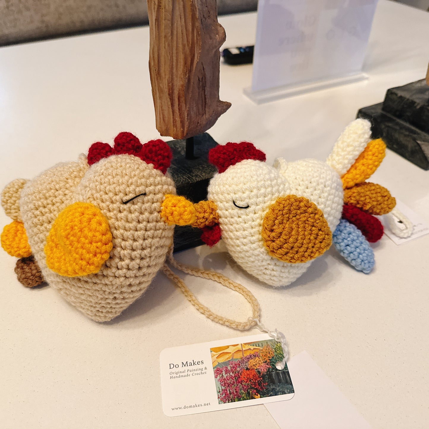 Crochet Chicken Couple