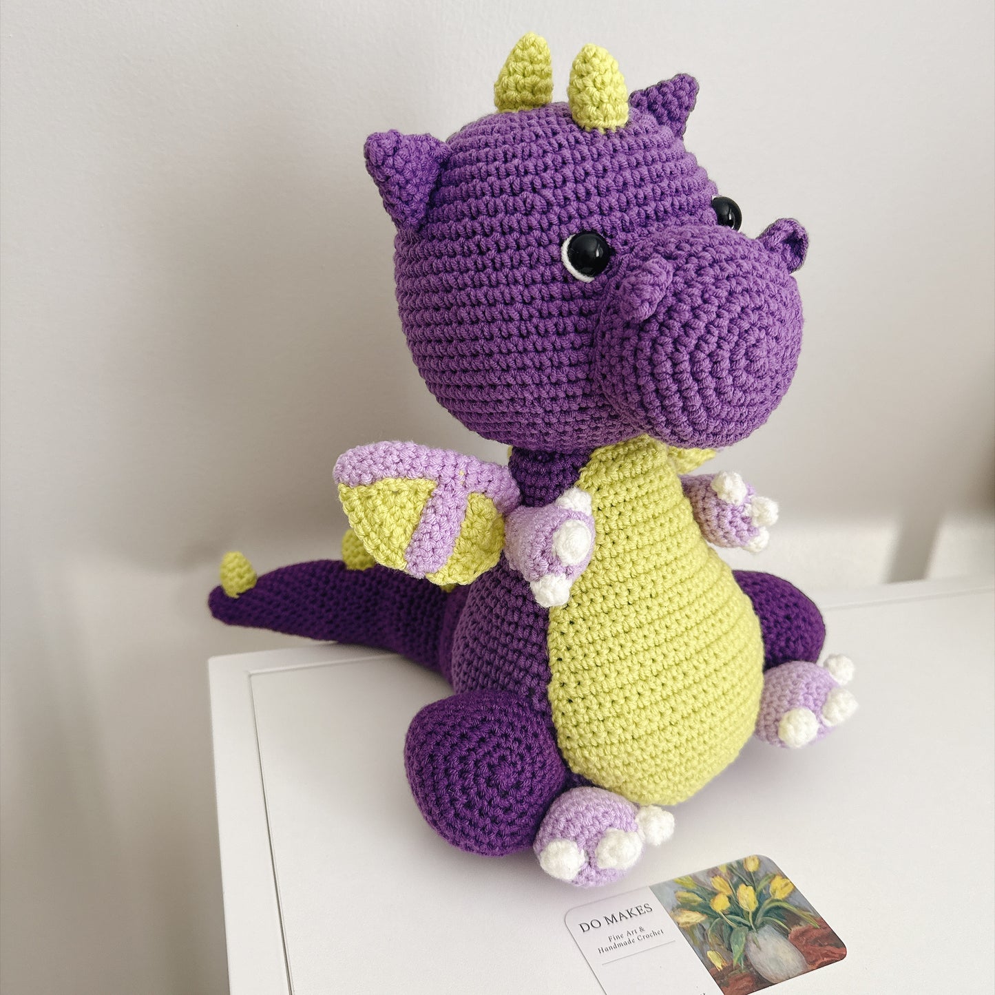 Crochet Purple Dragon