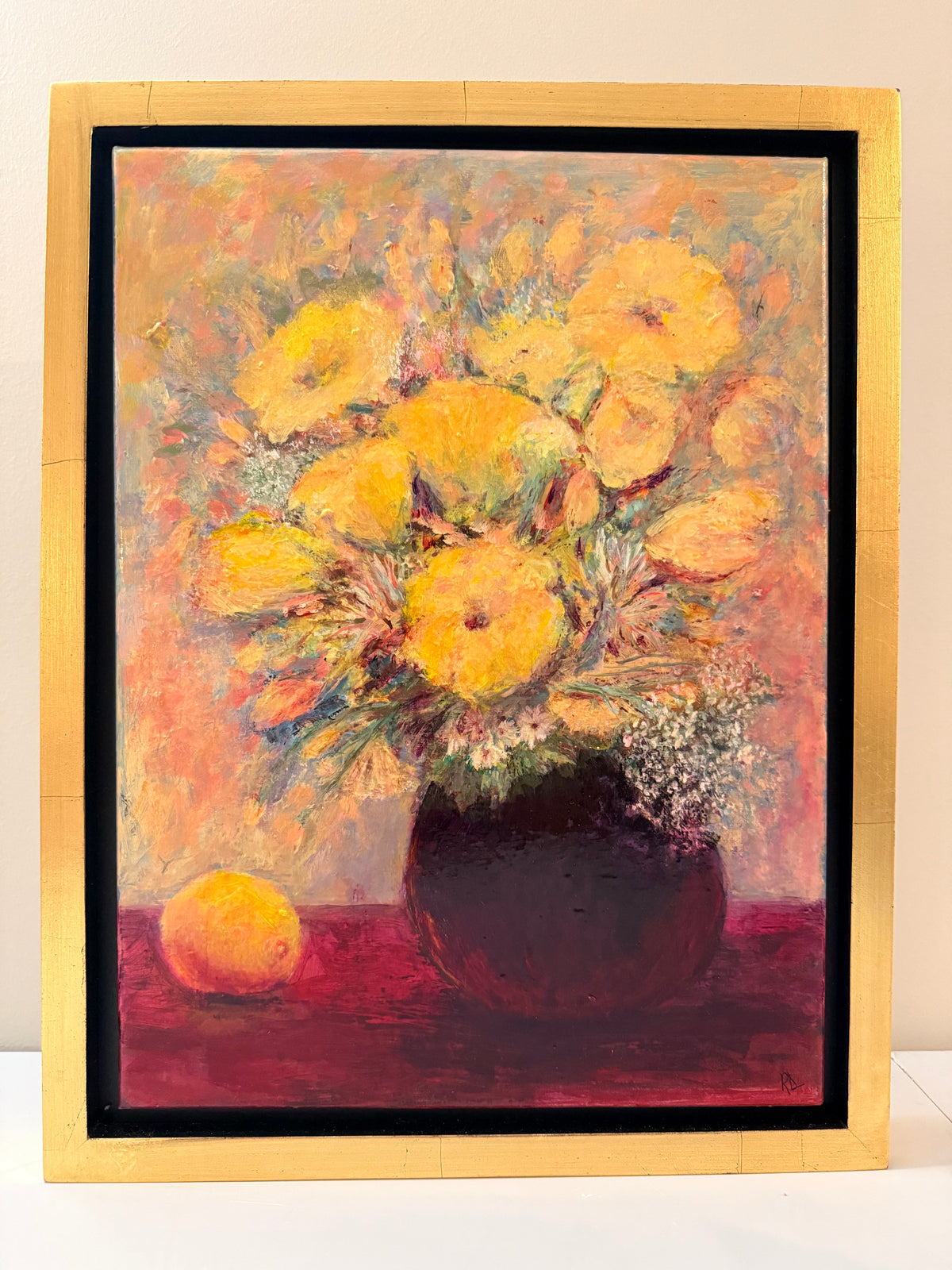Yellow Flowers with Lemon