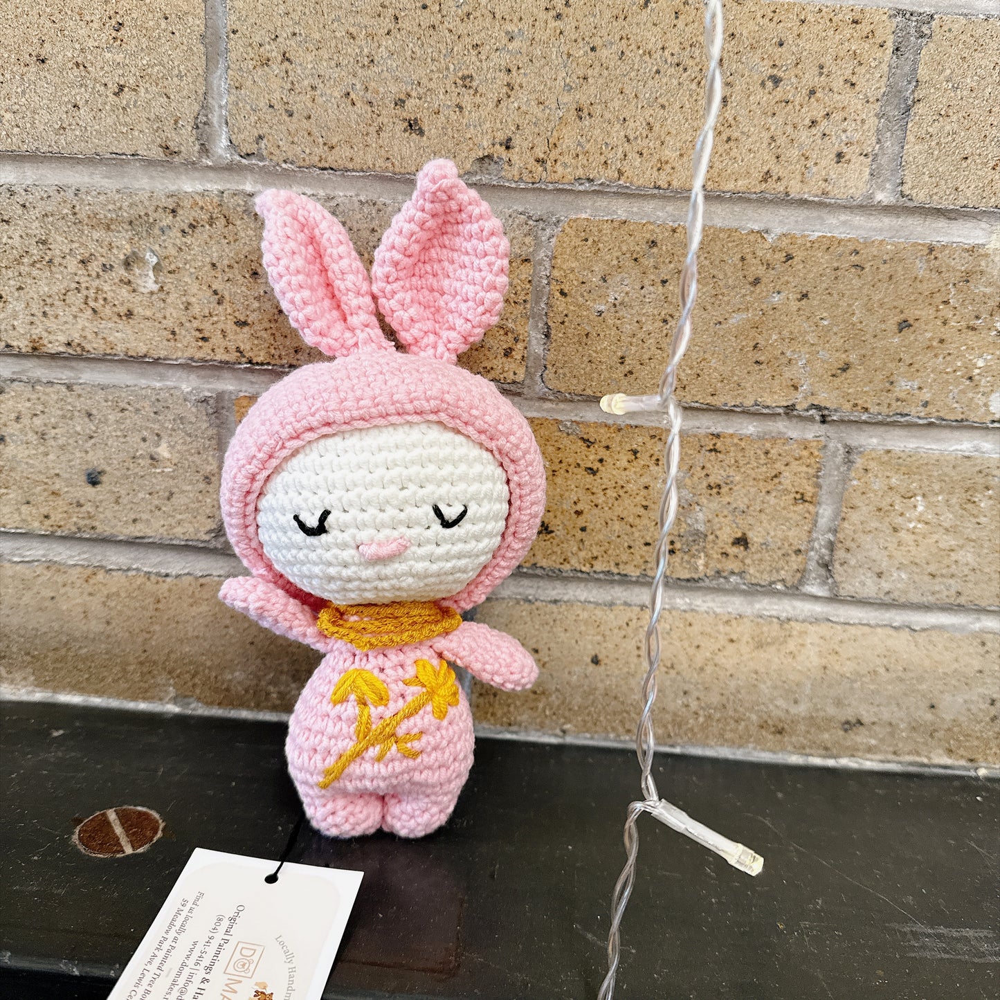 Sleepy Bunny in Pink