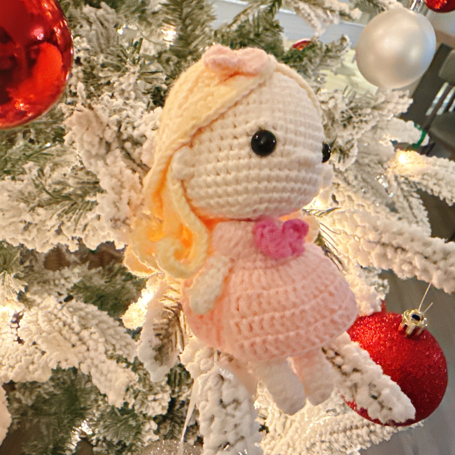 Blonde Hair Doll Amigurumi Crochet