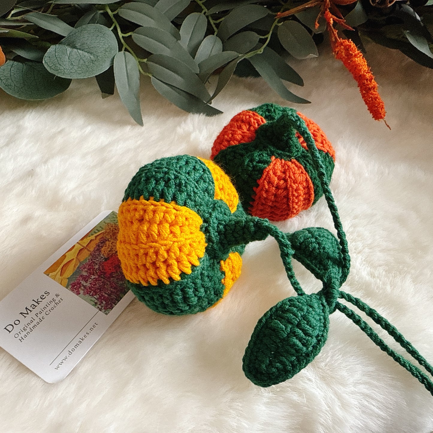 Pumpkin Pair à la Mode: Yellow x Dark Orange