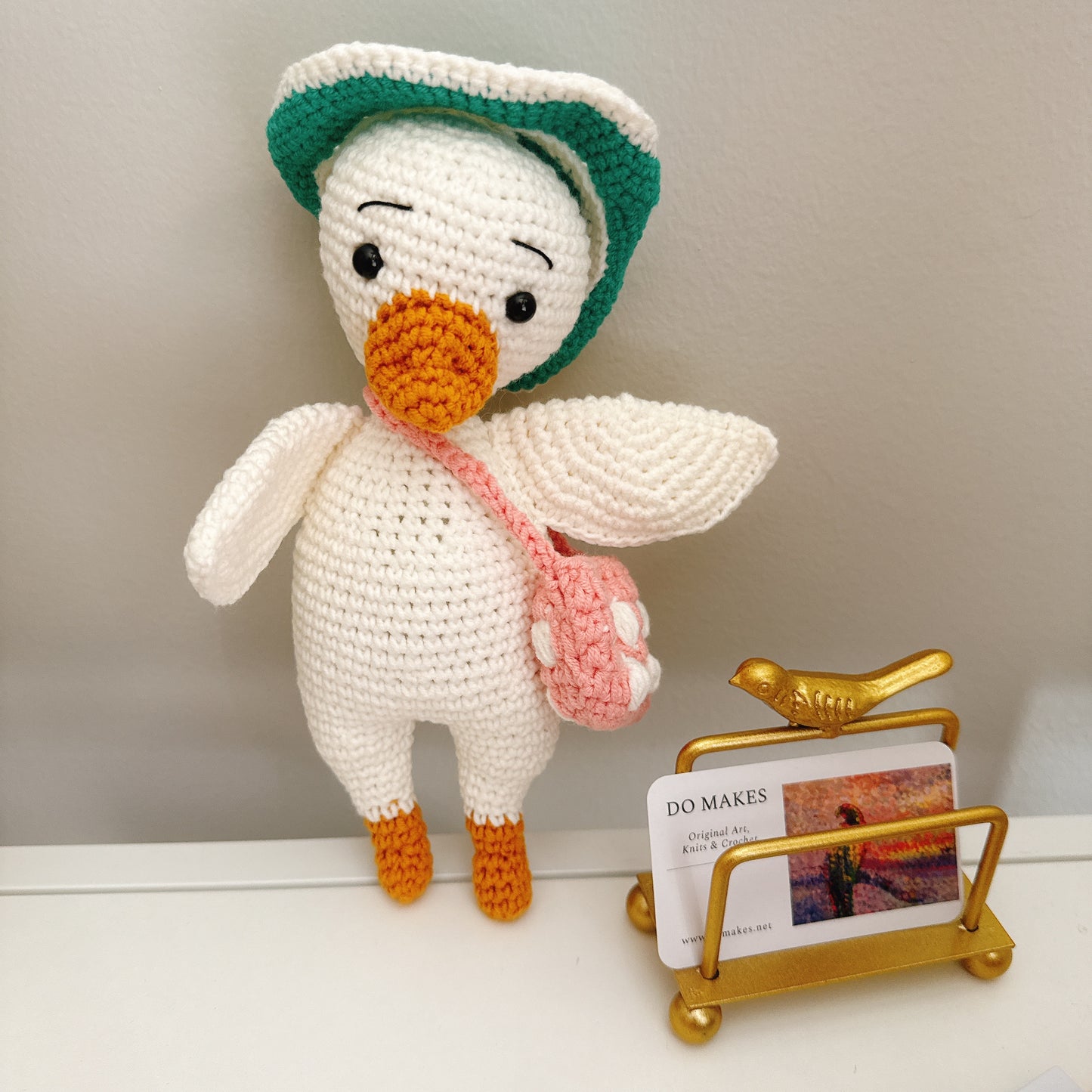 Crochet White Goose