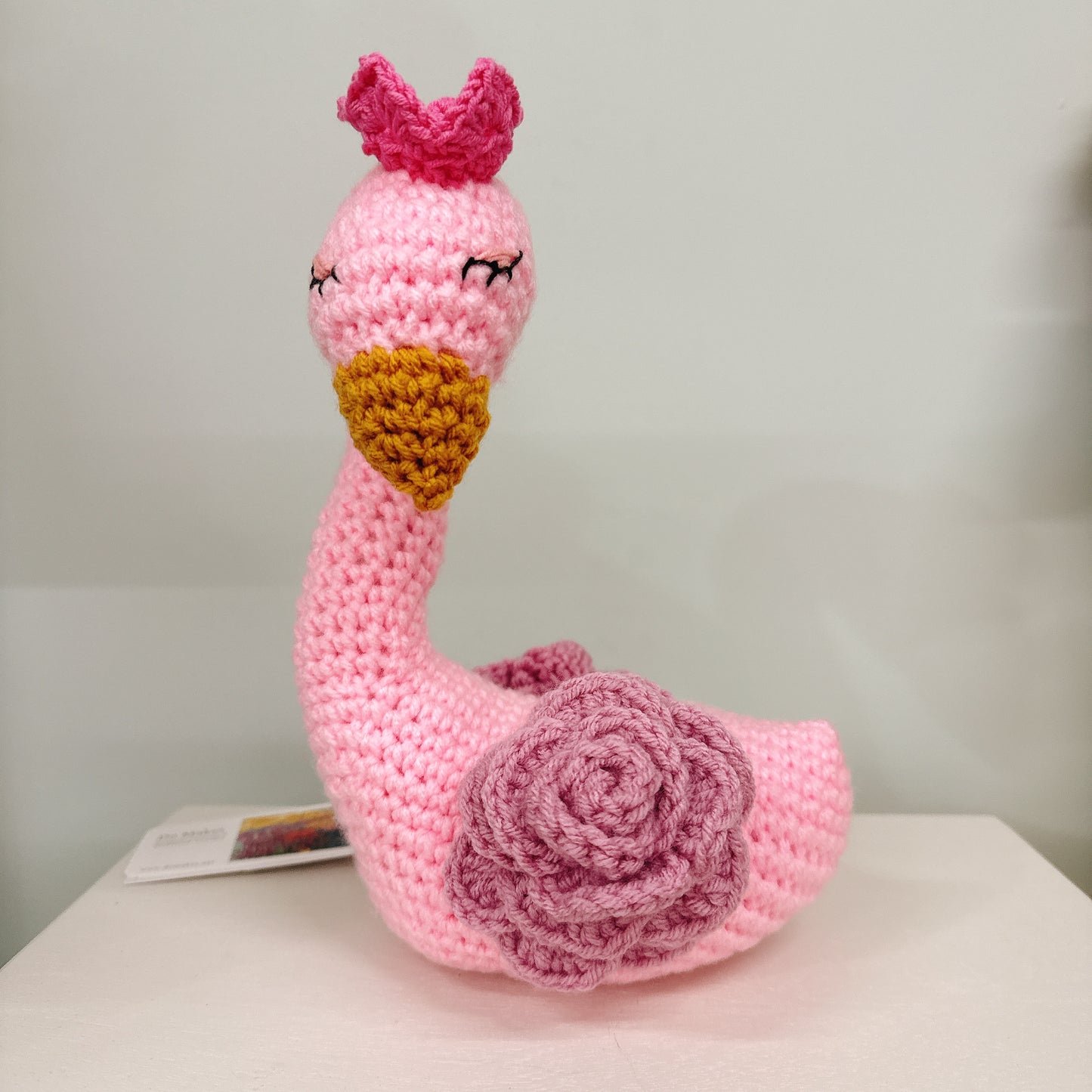 Handmade Crochet Swan