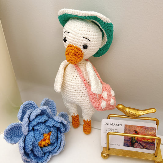 Crochet White Goose