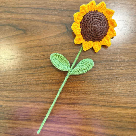 Handmade Crochet Sunflower
