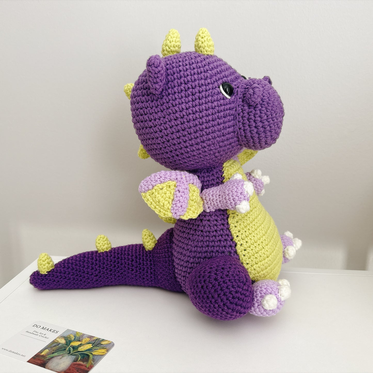 Crochet Purple Dragon
