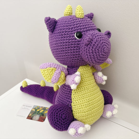 Crochet Purple Dragon