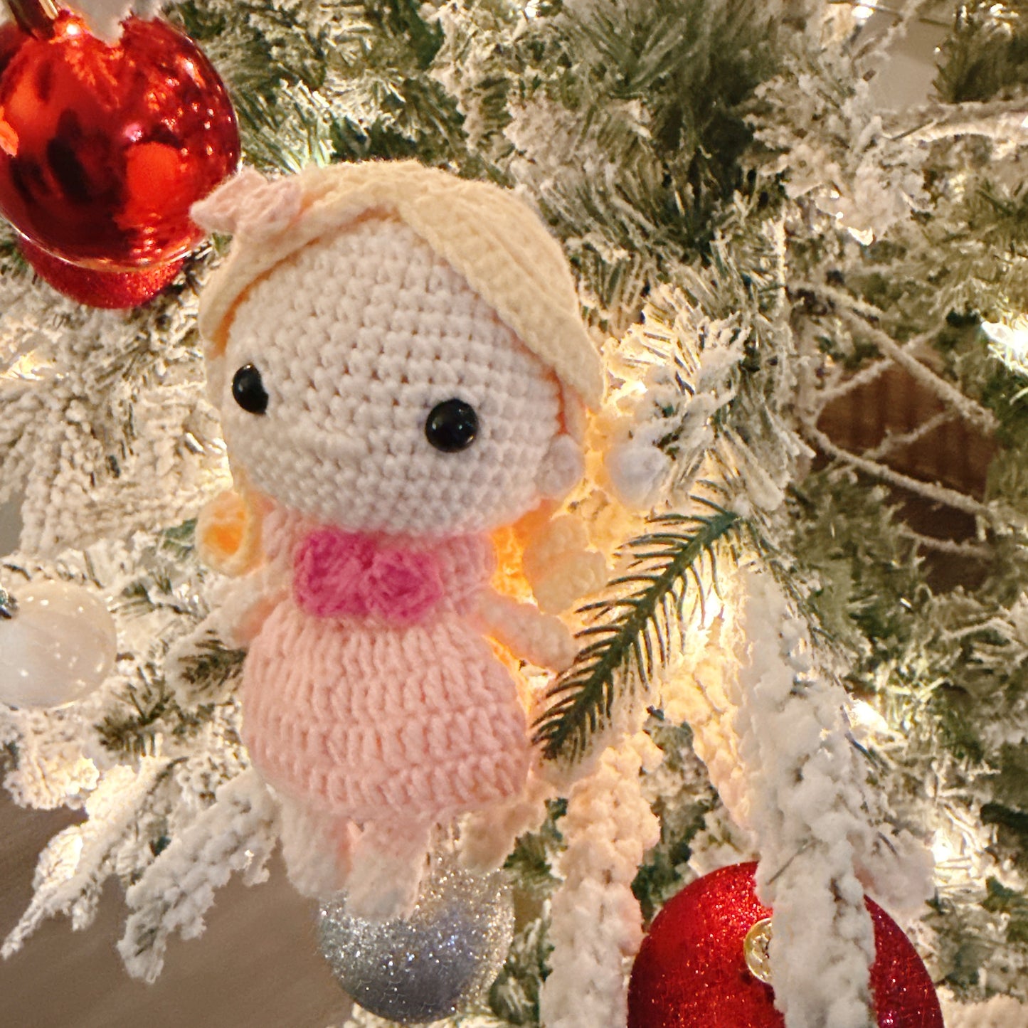 Blonde Hair Doll Amigurumi Crochet