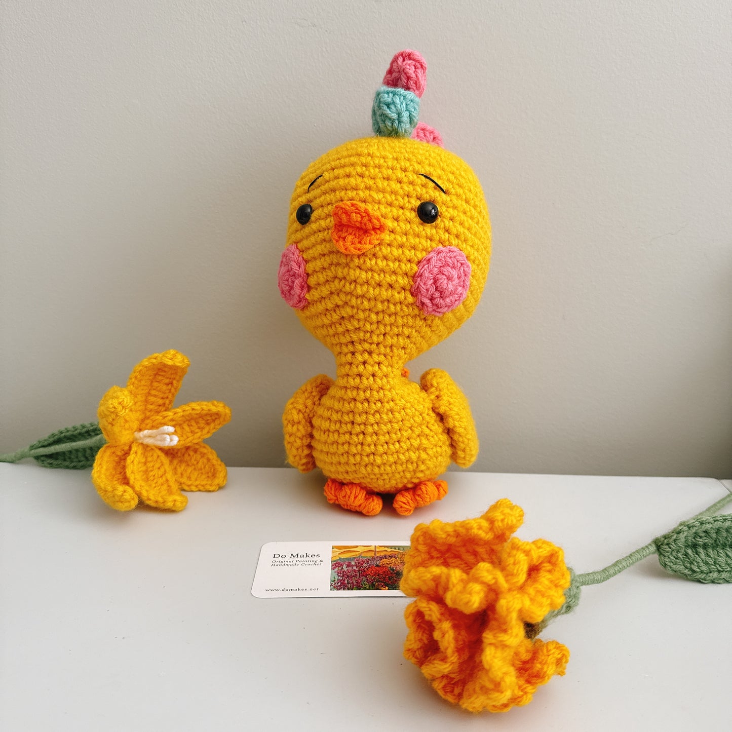 Duck with bow