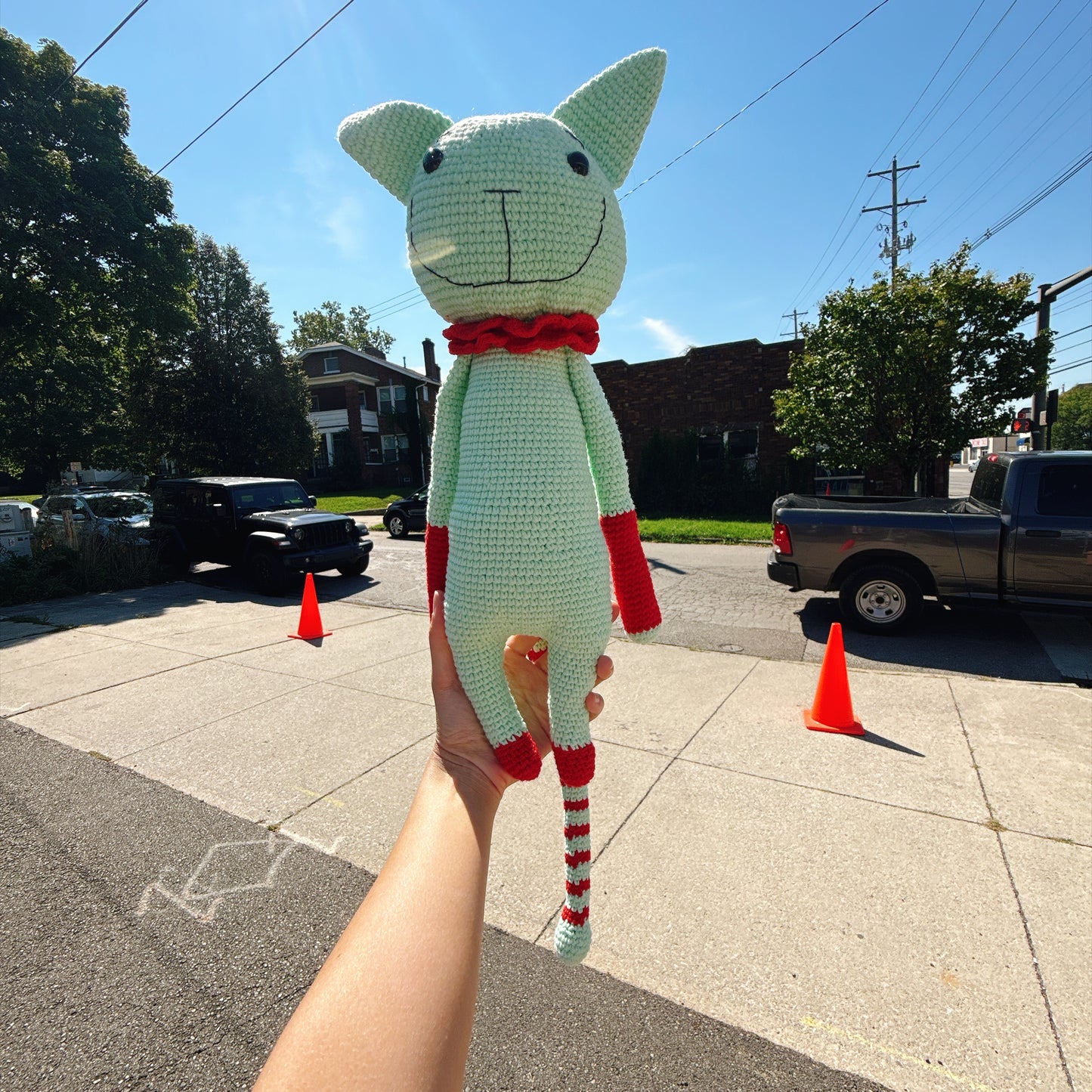 Crochet cat