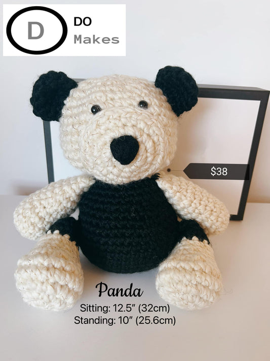 Panda-Handmade Crochet Bear