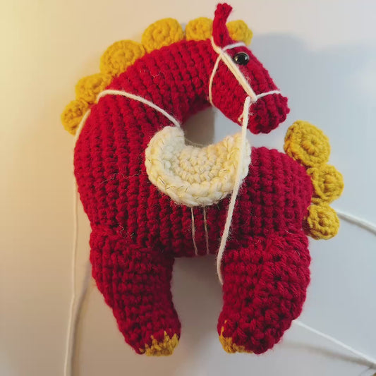 Handmade Crochet Horse