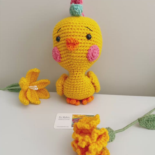 Duck with bow