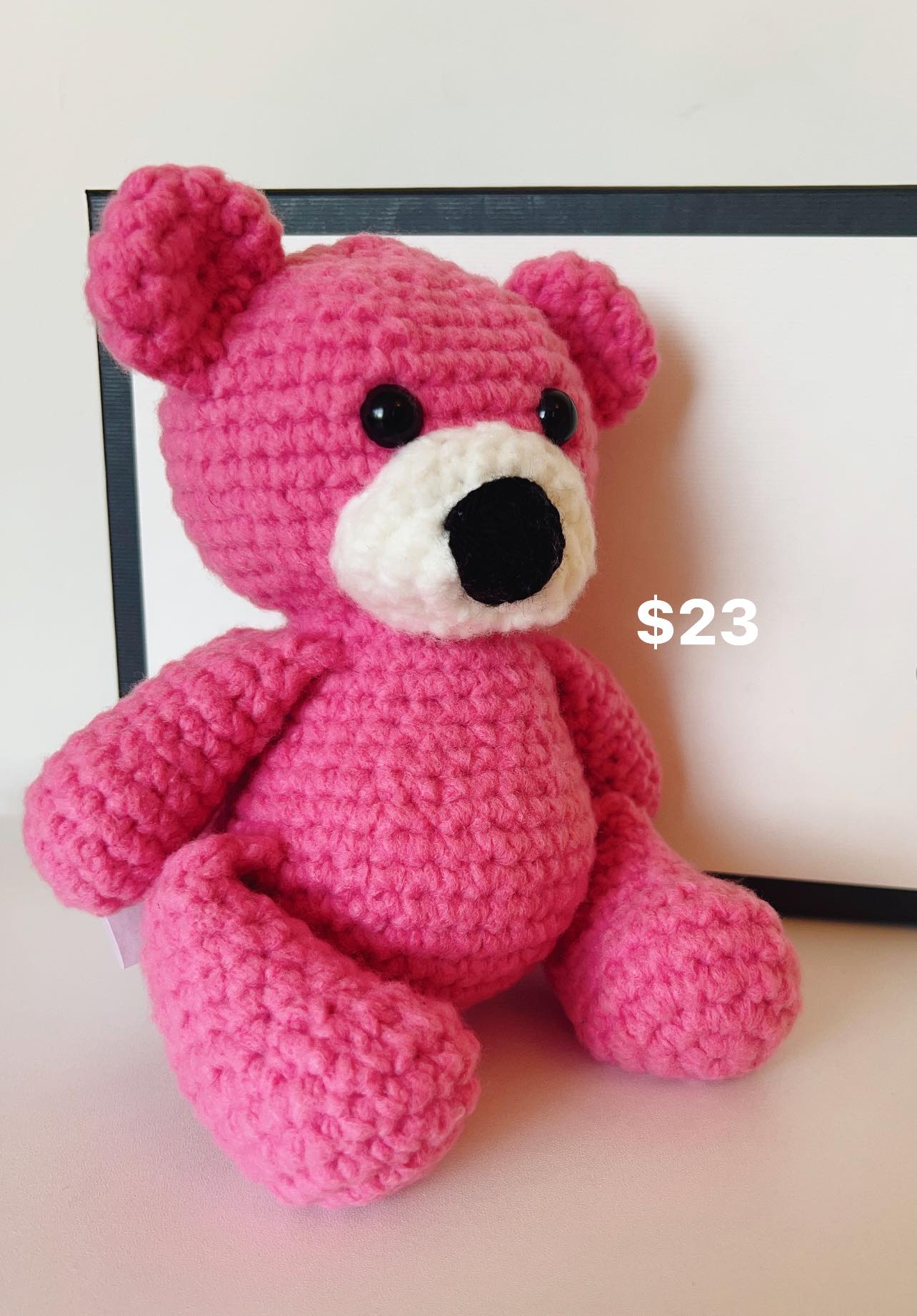 Ruby-Handmade Crochet Bear